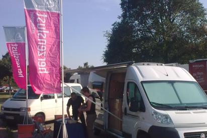 Das BuT-Mobil der AIDS-Hilfe NRW