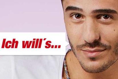 Junger Mann mit dem Schriftzug: "Ich will's..."