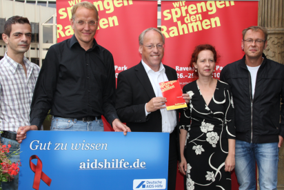 Oberbürgermeister und Veranstalter auf der Pressekonferenz