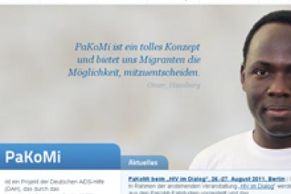 Abbildung Startseite pakomi