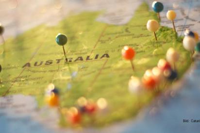 Karte Australien