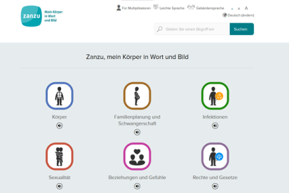 Abbildung von der Webseite
